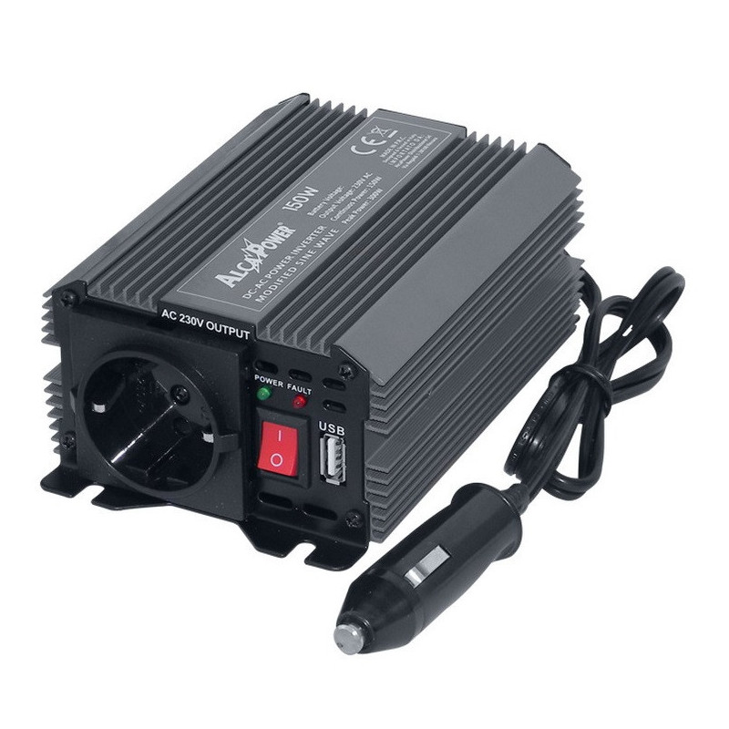 Inverter Soft Start 150W Inp 12V DC Out 230V AC  - Mod. IRS150-12