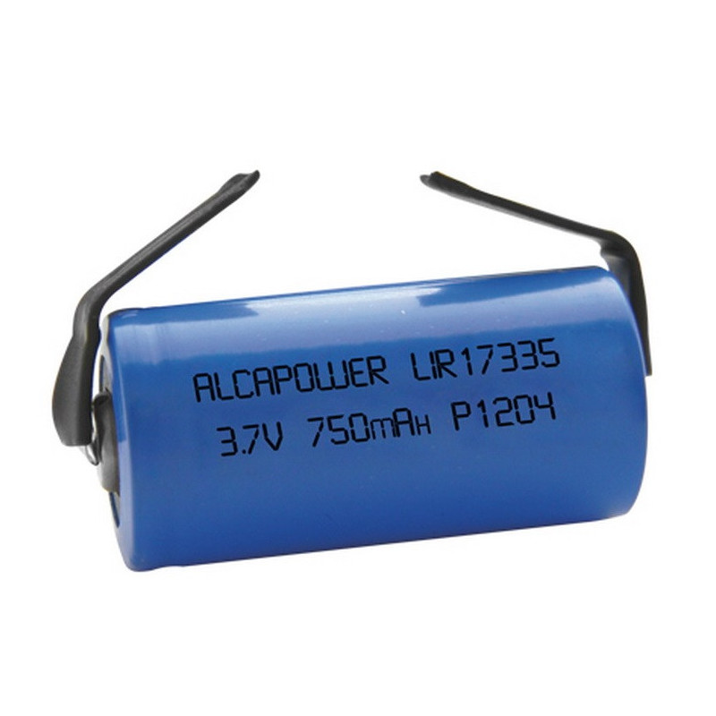 Li-ion  17335  3,7V 750mAh T.SALDARE - Mod. LIR17335FT