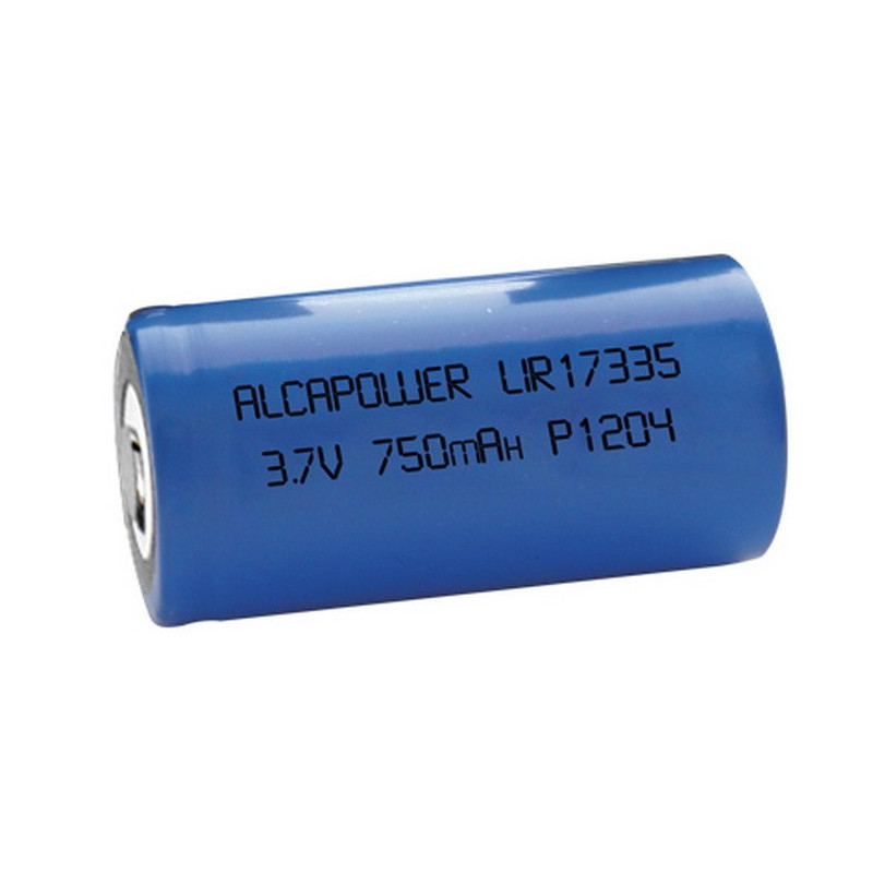 Li-ion  17335  3,7V 750mAh T.CONSUMER - Mod. LIR17335C