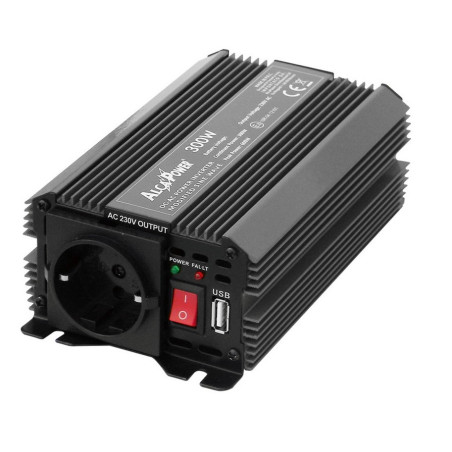 Inverter Soft Start 300W Inp 12V DC Out 230V AC  - Mod. IRS300-12