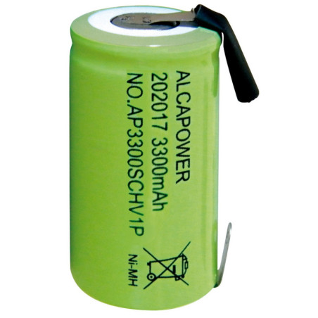 Ni-MH SC 1,2V 3300 mAh T.SALDARE - Mod. AP3300SCHV1P