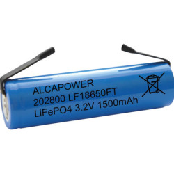 LiFePO4  18650  3,2V 1500mAh T.SALDARE - Mod. LF18650FT