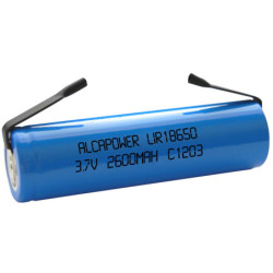 Li-ion  18650  3,7V 2600mAh T.SALDARE - Mod. LIR18650HFT