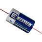 Pila Li-SOCL2 C 3,6V 6500mAh con reofori - Mod. ER26500M-AX