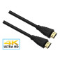 Cavo Nero HDMI 2.0a - 4K-2K Spinotti 19+1 pin Oro, 1,5m - Mod. HS1