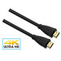 Cavo Nero HDMI 2.0a - 4K-2K Spinotti 19+1 pin Oro, 3m - Mod. HS3