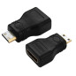 Adattatore da Femmina HDMI  a Mini HDMI maschio - Mod. HD04FM